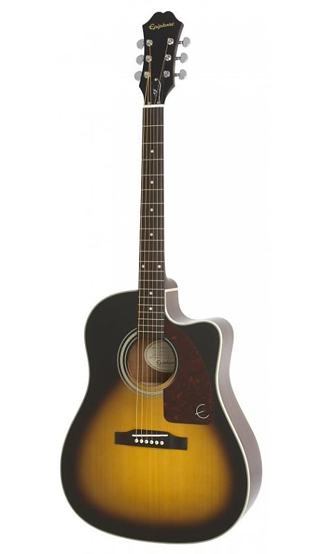 EPIPHONE AJ-210CE Limited Edition Vintage Sunburst - Westerngitarre mit PU image 1
