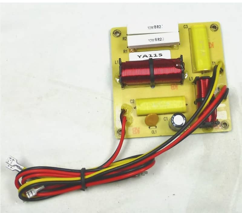 2-Way Passive Crossover Replacement for Yamaha Speakers S115V, S112V, C115V  			