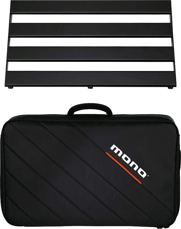 Mono Pedalboard Rail Medium + Stealth Pro Accessory Case, Black image 1