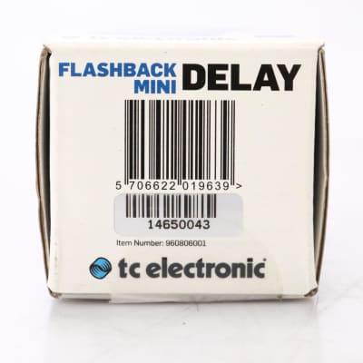 TC Electronic Flashback Mini Delay Guitar Effect Pedal w/ Box and Cable #50269 image 8