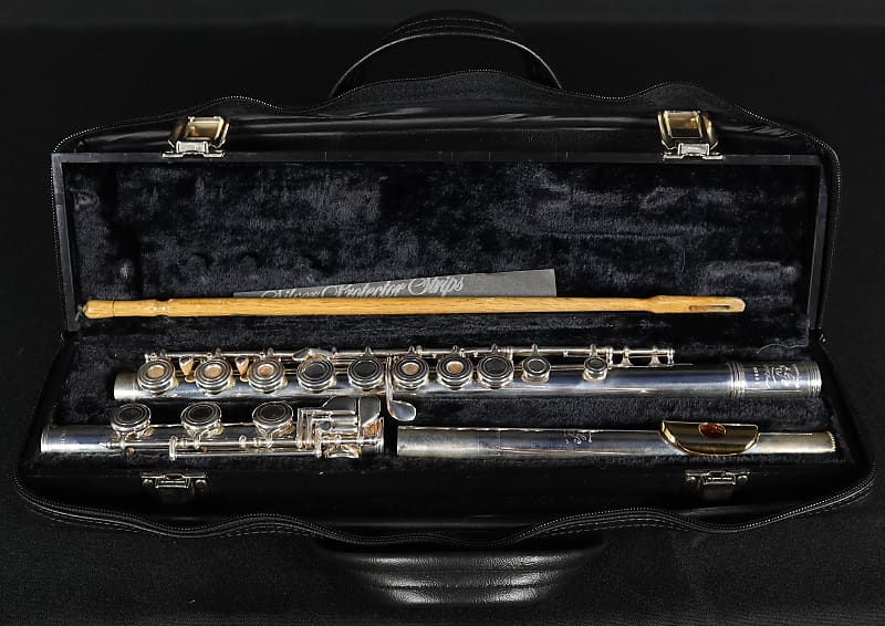 Gemeinhardt KG Special Open Hole Flute w/ Case Solid Silver Reverb