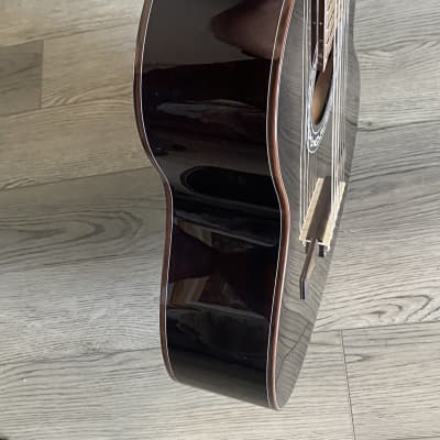 Dean Espana Classical Acoustic Guitar Solid Spruce top blackburst image 10