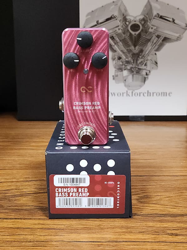 One Control Crimson Red Bass Preamp | Reverb