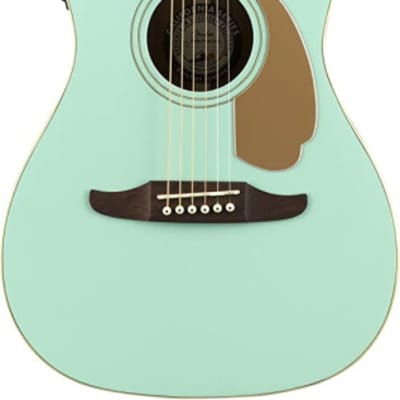 Fender Malibu Player Small Body  Acoustic-Electric Guitar - Aqua Splash image 1