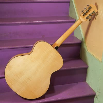2012 Twigg-Smith (Vermont-made, Boutique) Jumbo Guitar (VIDEO! Flamed Maple, Fancy, Ready to Go) image 8