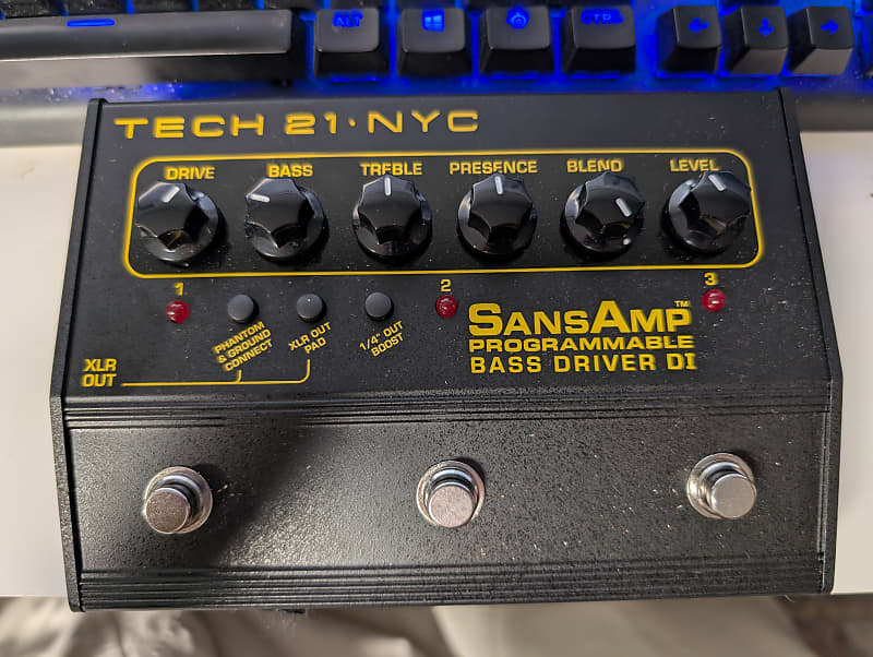 Tech 21 Sansamp Programmable Bass Driver