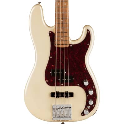 Fender Player Plus Active Precision Bass, Pau Ferro, Olympic Pearl for sale