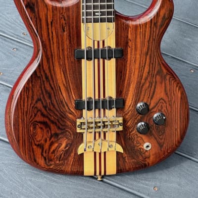 Alembic Persuader PMSB-5 5 String Bass 1988 - a stunning Bocate Top signed by Stanley, Victor, Marcus, Chick, Herbie & many more. for sale