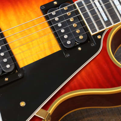 Custom Order! 2023 Gibson Les Paul Custom Quilted Cherry Sunburst One-Off + COA OHSC (5793) image 5