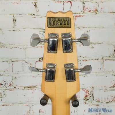 80's Vantage MIJ "The Witch" Electric Bass Natural (USED) image 6