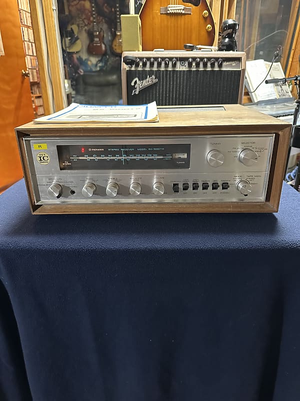 VINTAGE PIONEER RECEIVER WITH MANUAL MODEL SX 1000 TW. SX-1000 1970’s  			