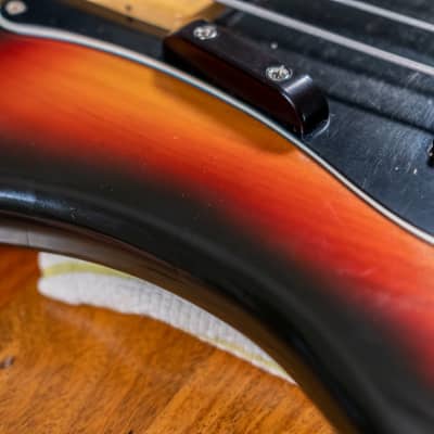 Fender Precision Bass Fretless with Maple Fingerboard 1970 - 1983 Sunburst image 23