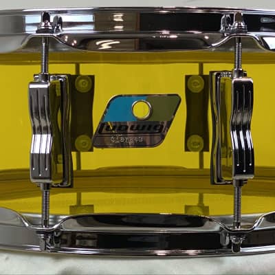 Ludwig 18/12/14/5x14" Vistalite Jazzette Drum Set - Yellow Vistalite w/ Exclusive 18" BD! image 16