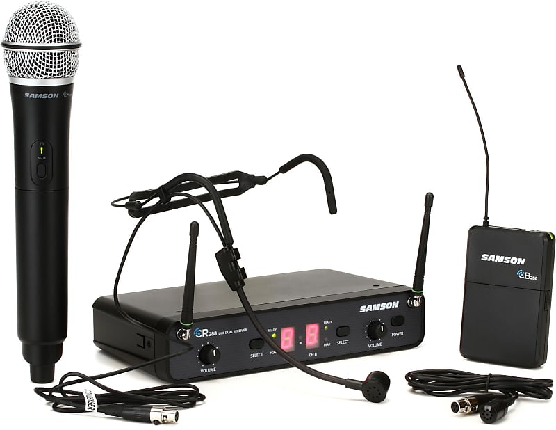 Samson Concert 288 All-In-One Dual-Channel Wireless System - I Band image 1