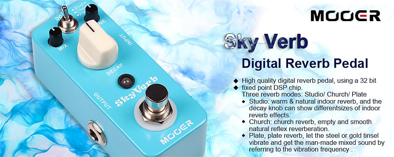 【新品・未使用】MOOER SkyVerb リバーブ（定価から2180円引き） 新品・未使用】MOOER SkyVerb リバーブ（定価から2180円引き