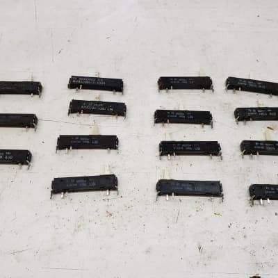 Used Set of 15 Original ARP Omni Sliders for Refurbishing/Parts/Repair
