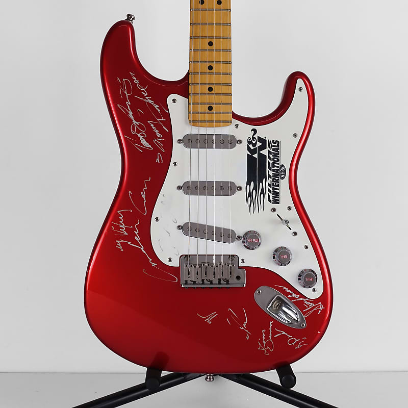 2002 Fender American Standard Stratocaster Red NHRA Hot Rod Reverb