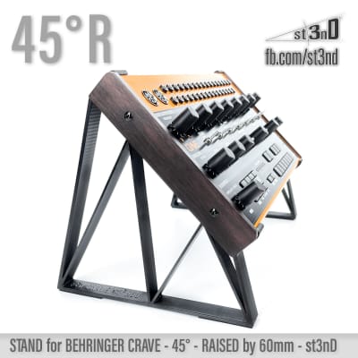 STAND for BEHRINGER CRAVE - 45° Rised by 60mm - 3D Printed - 100% satisfaction