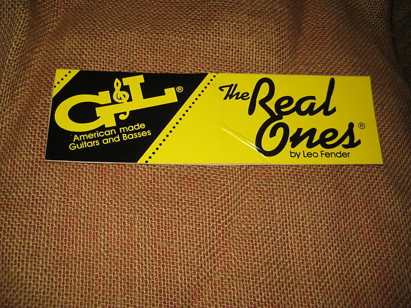 G & L Dealer Display Sign Vintage 1980's Reverb