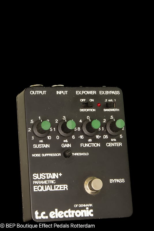 TC Electronic Sustain + Parametric Equalizer s/n 207384, 90's made in  Denmark