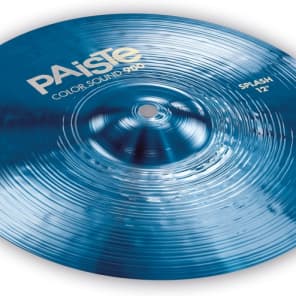 Paiste 12 inch Color Sound 900 Blue Splash Cymbal image 3