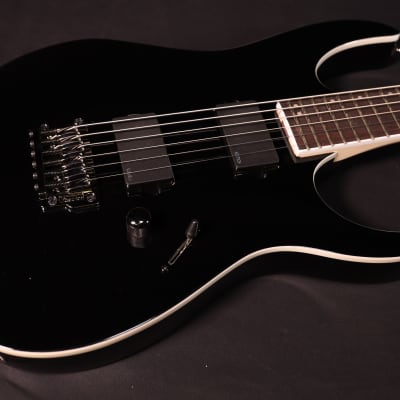 Ibanez RGIB21BK RG Iron Label 6str Electric Guitar Black 509 image 1