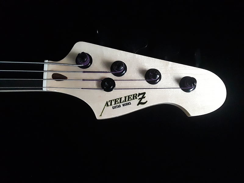 Atelier Z M245 Custom Fretless Trans Orange Burst | Reverb