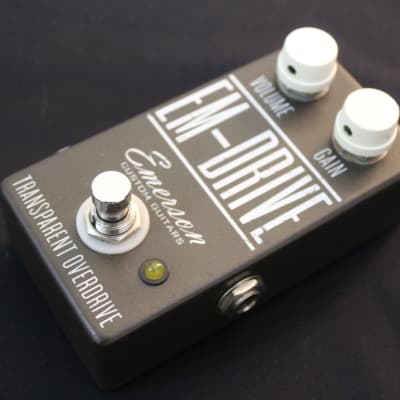 Emerson EM-Drive Transparent Overdrive Limited Edition - Dark Green with White Lettering for sale