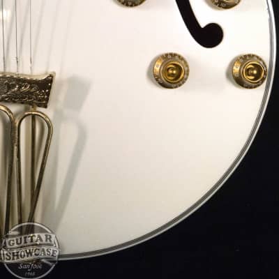 Gibson L4 10th Anniversary - Diamond White/Engraved Gold Guitar image 9