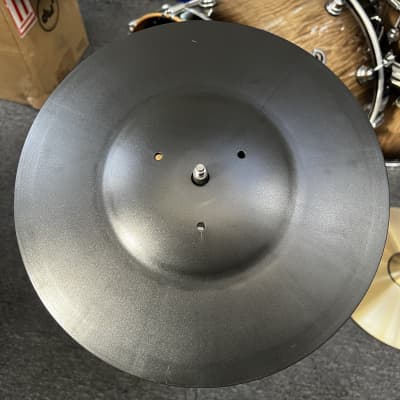 DW DWe 5pc with Cymbals - Candy Black Burst Over Curly Maple image 25