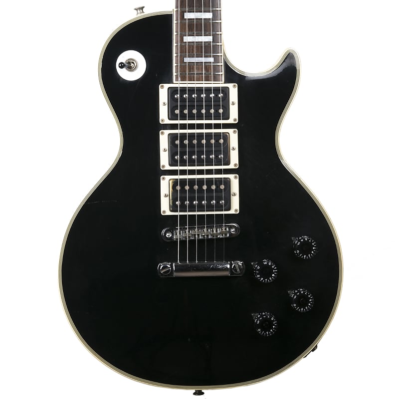 1977 Greco Les Paul EG600P, 3 Pickup, Black | Reverb España