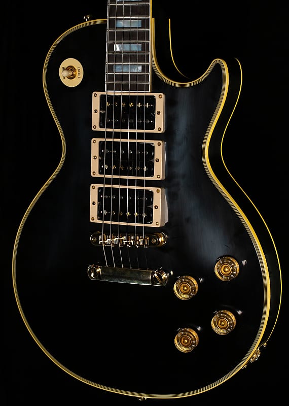 Gibson Peter Frampton "Phenix" Inspired Les Paul Custom VOS Ebony GH (810) image 1