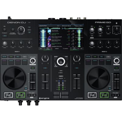 Denon DJ PRIME GO 2-Deck Rechargeable Smart DJ Console with 7-inch Touchscreen image 2