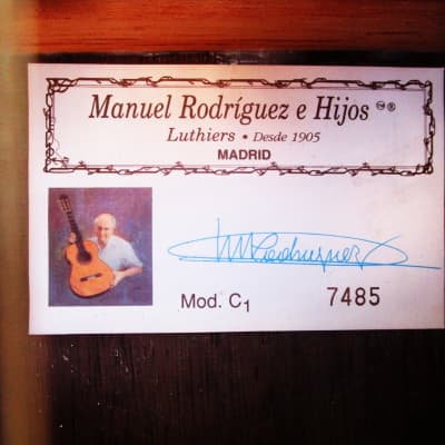 Manuel Rodrigues E Hijos C1 Classical Guitar, 1990's, Needs Neck Set image 3