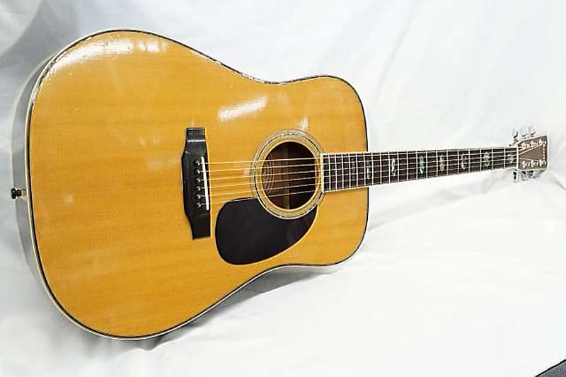 1970's Morris W-40 Acoustic guitar Rosewood tiger maple original