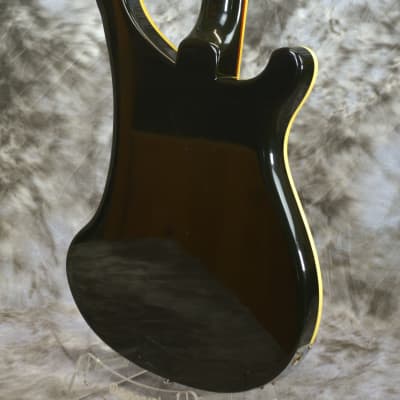 Rare Left Handed 1974 Rickenbacker 4001 Jetglo Bass in OHSC image 23