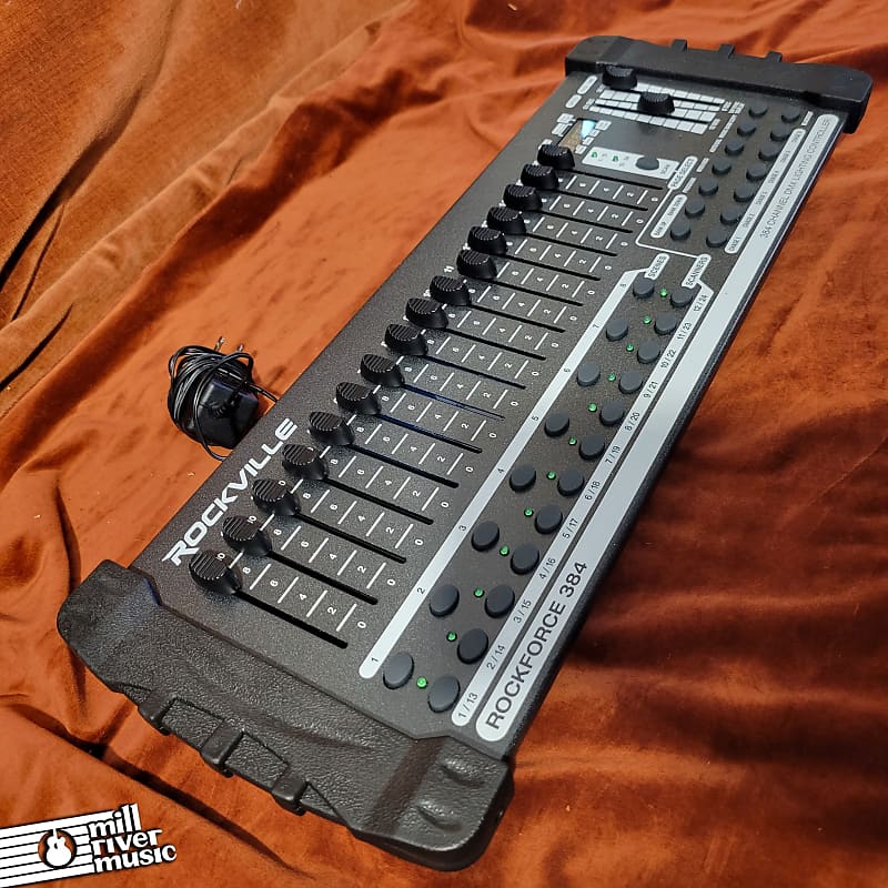 Rockville Rockforce 384 DJ Lighting Mixer Used