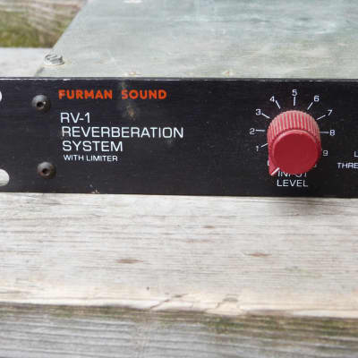 Furman RV-1 Reverberation system with Limiter rack mount image 2