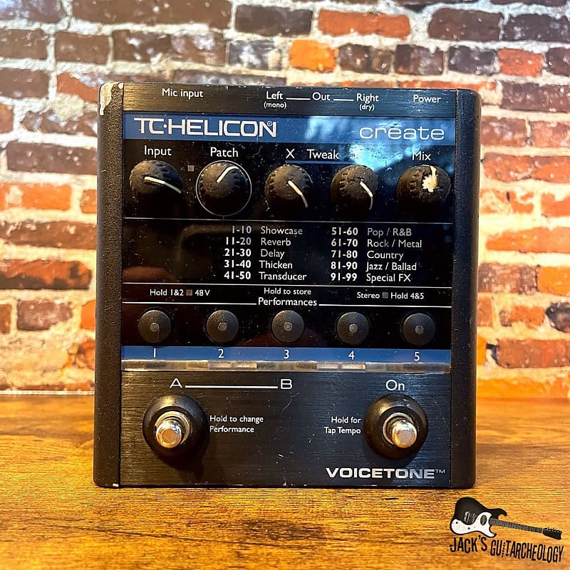 TC-Helicon VoiceTone Createボーカルエフェクター Amazon | TC-HELICON VOICETONE Create-XT ボーカル用