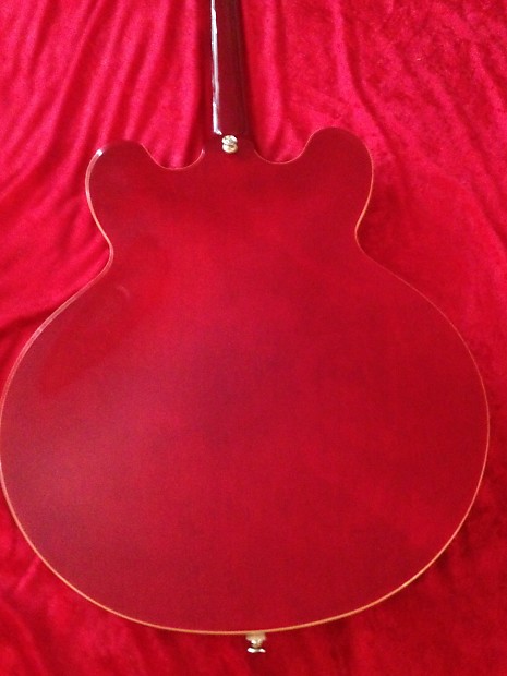 美品　Epiphone ES-335 PRO ブロックインレイ　ハードケース付き 美品 Epiphone ES-335 減れ PRO ブロックインレイ ハードケース付き