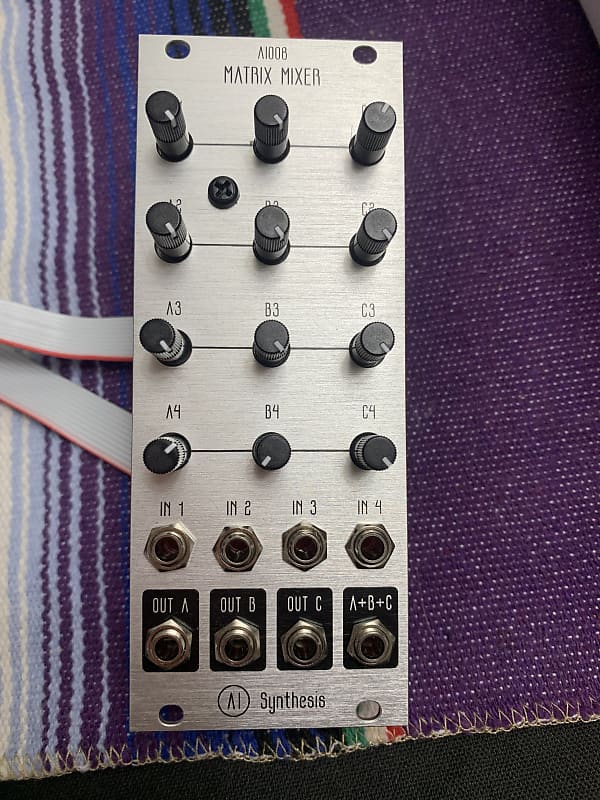 AI Synthesis AI008 Matrix Mixer factory built 2023 Silver Reverb