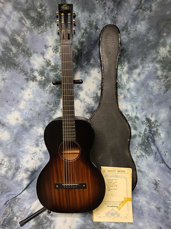 Vintage RARE 1940 Regal Open Headstock Number 501 Parlor Acoustic