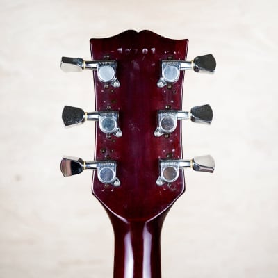 Burny RSG-75-63 MIJ 1980 Cherry  63' Reissue Vintage SG Style Guitar Made in Japan w/ Bag image 15