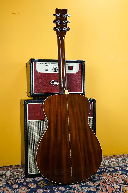 1970-75 Yamaha Orange Label FG-152 Natural Made in Japan Acoustic + Hard  Case