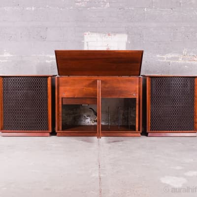 Vintage Altec Lansing Valencia 846 A // Speakers With Rare Center Console / Full Restoration image 7