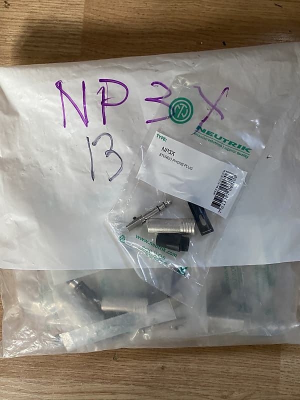 Neutrik NP3X Bag of 13 New. | Reverb