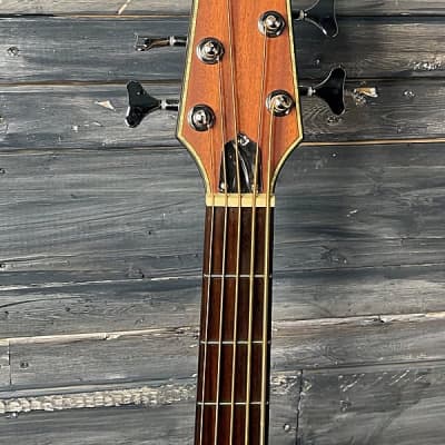 Mint Boulder Creek Left Handed EBR3-N5L 5 String Fretted Acoustic Electric Bass Guitar image 7