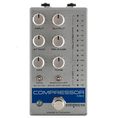 Empress MkII Compressor Pedal, All Analog, Silver image 1