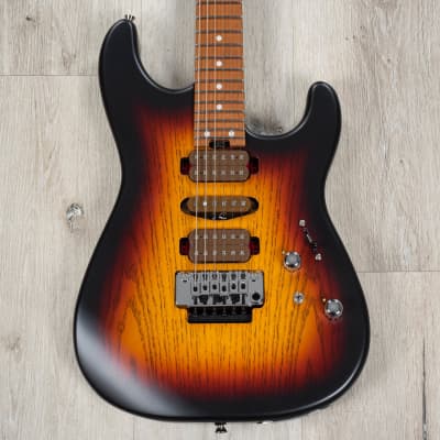 Charvel Guthrie Govan MJ San Dimas SD24 CM Guitar, Maple, Three-Tone Sunburst image 2