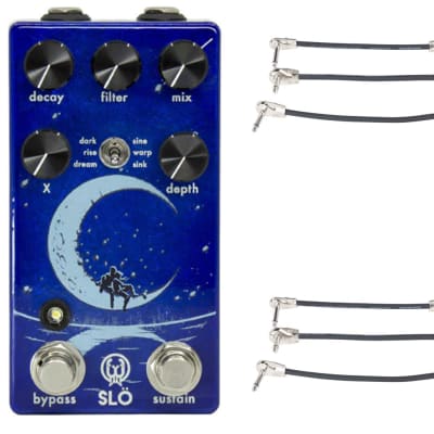 Walrus Audio Slö Multi-Texture Reverb + 2x Gator Patch Cable 3 Pack image 1